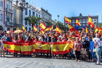Concentración en la capital grancanaria por la 